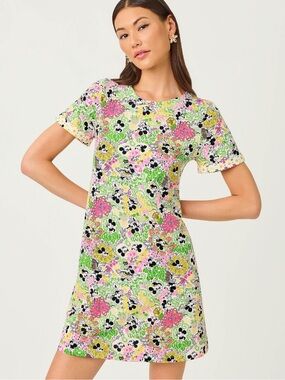 NWT Lilly Pulitzer Cody dress multi throwback Disney size XS